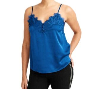 Abercrombie & Fitch Lace Vibrant Blue Camisole Size XS